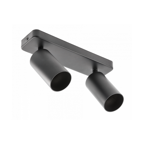 Wall luminaire SANTO BIS, GU10, max. 2*20 W, IP20, double, black image 1