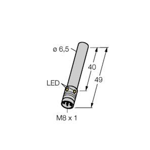 Inductive Sensor With Extended Switching Distance   BI2U-EH6.5-AP6X-V1131 image 1