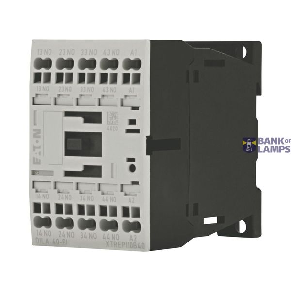 Control relay, 48 V, DC, 4 N/O, Push in terminals, DIN-rail/screw image 5