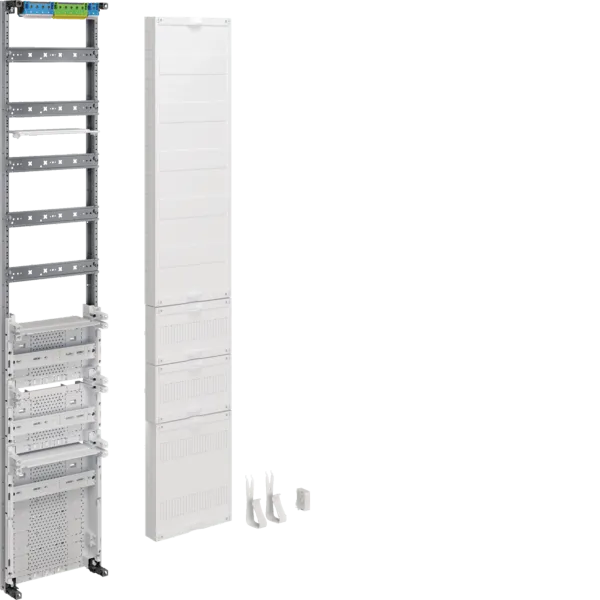 Distribution panel, univers Z, height 1350 mm, 5-row, 1-field, with RfZ and APZ below image 1