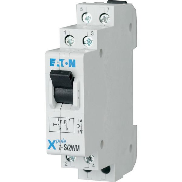 Z-S/2WM Two way switchp22 CO, 16A, 230 V, 20kA image 3