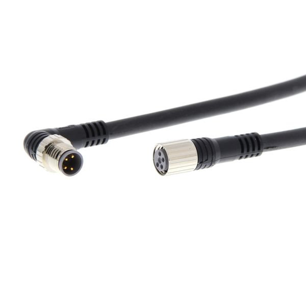 Cable with connectors on both cable ends, M8 straight socket (female), XS3W5021F image 2