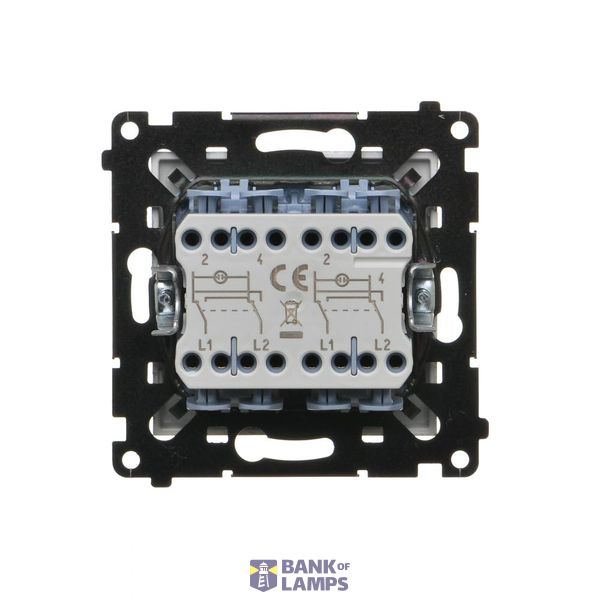 SOON ON SALE, double equipontential socket, (module), Simon 24, IP20/IP44, cashmere image 1