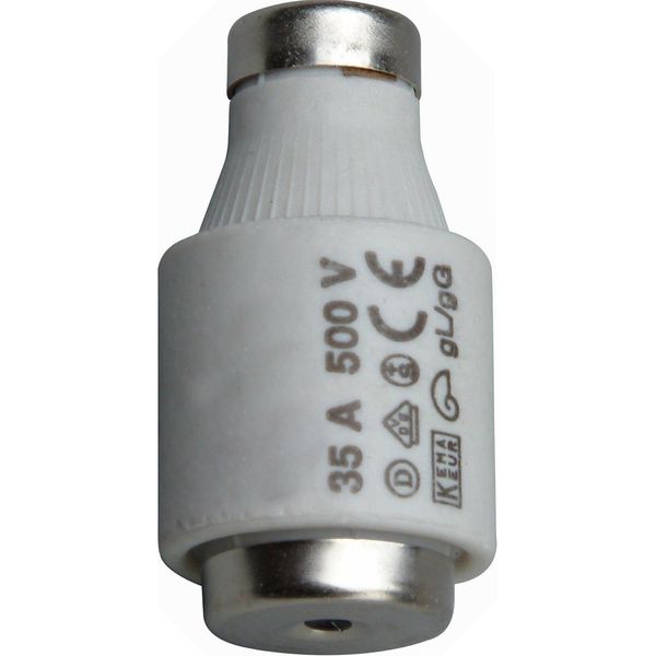 DIAZED fuse link, 500VAC - 250VAC gL = full range cable and line protection, contents: 5 pieces image 1
