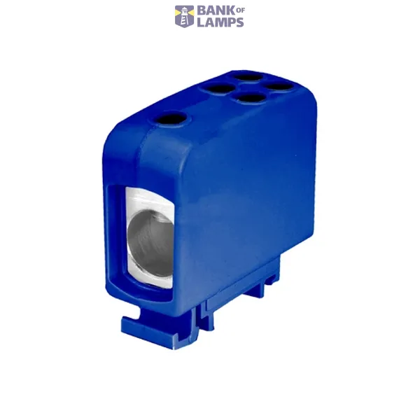 AL/CU universal rail-mounted terminal block ZGG1x70/4x16n blue image 2