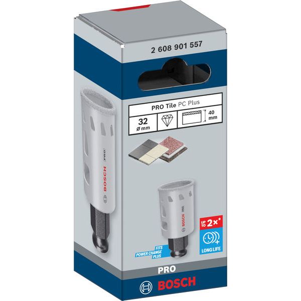 PRO Tile PC Plus Hole Saw, 32 mm image 2