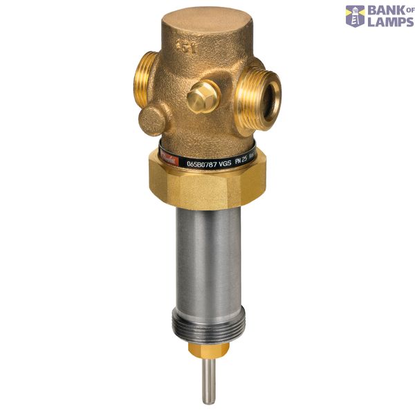 VGS PN25 DN15, Kvs 3.2, 2-way control valve, threaded supply/return image 1