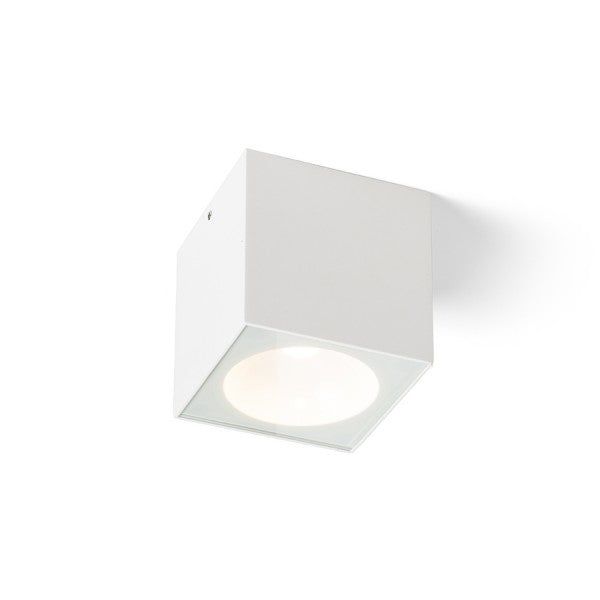 SENZA SQ ceiling white clear glass 230V LED 6W IP65 3000K image 1