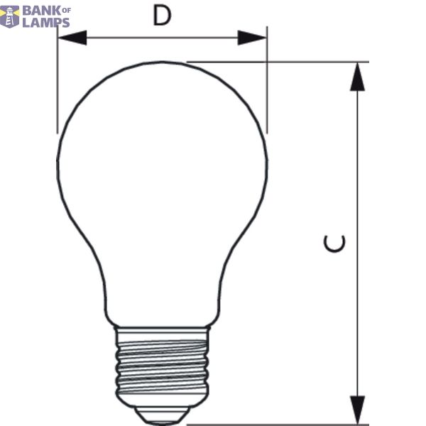 CLA LEDBulb ND 4.3-40W E27 827 A60 CL image 3
