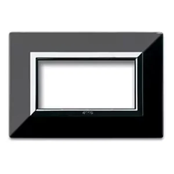 ZAMA44 FR.PLATE ABSOLUTE BLACK   4M image 1