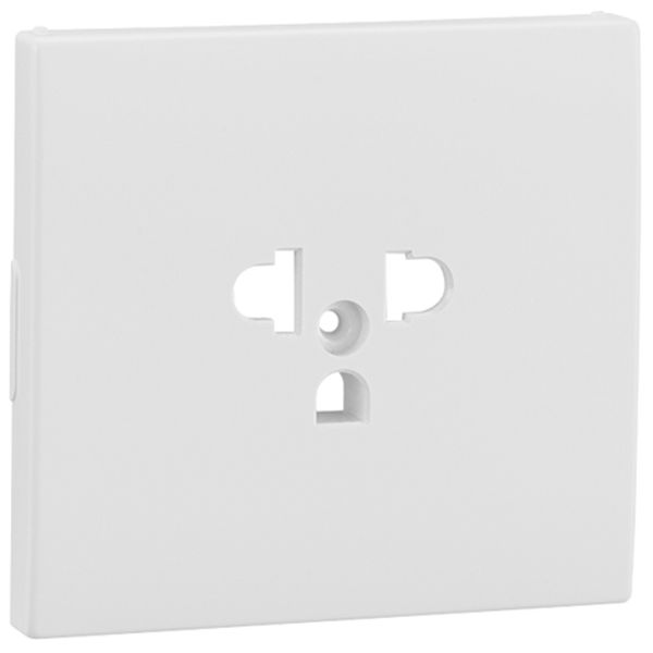 C.PLAT F/EARTH SOCKET (EURO-USA TYPE) WHITE image 2