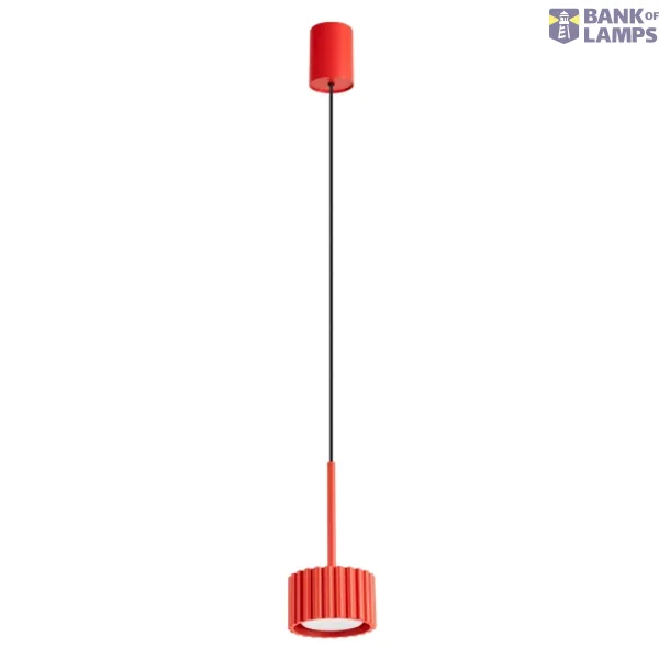 Pendant lamp AURA 1 red Gx53 image 1
