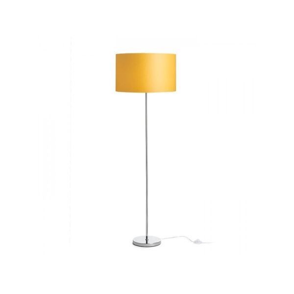 NYC/RON 40/25 floor Polycotton white/chrome 230V LED E27 15W image 1