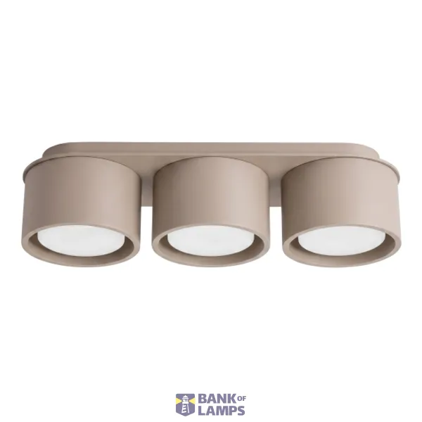 Ceiling lamp MODO 3 taupe Gx53 image 1