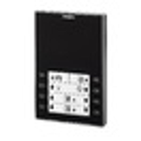 QMX3.P02-1BSC - Room operator unit KNX with temperature sensor, configurable touchkeys, LED display, black image 3