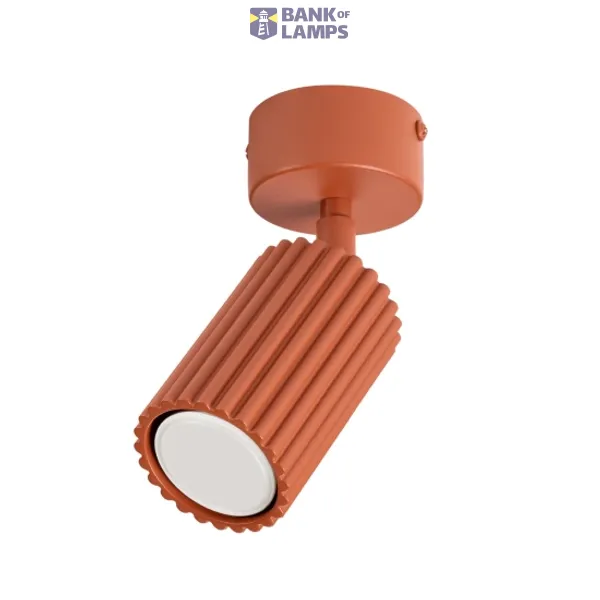 Ceiling lamp KARBON 1 red ochre image 1