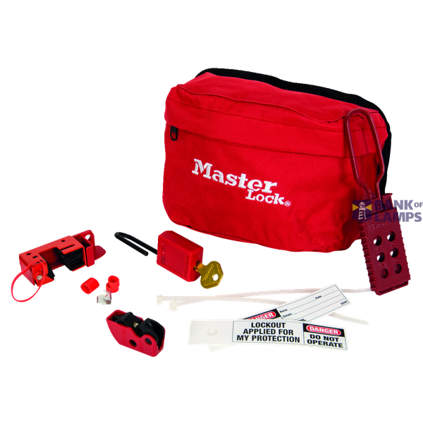 Electrical lockout kit  - clamshell kit - English UK S32RED (1), 491B (1), S2394 (1), S297 (2), 428 (1), S1010 (1)Electrical lockout kit  - clamshell kit - English UK 120174 image 1