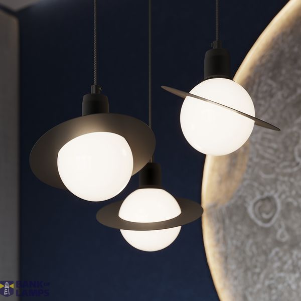 Pendant lamp HYPERION 1 black image 12