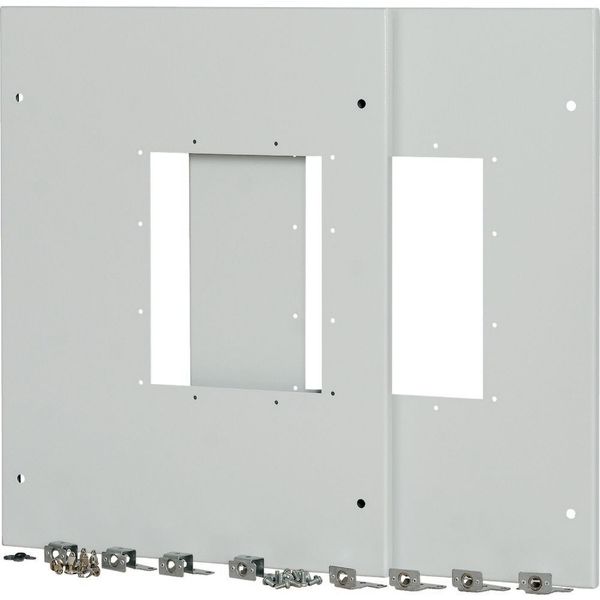 XMIX16F1002C Front cover, 2x IZMX16, fixed mounted design, W=1000mm image 3
