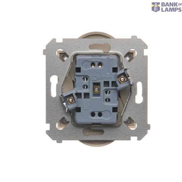 TV-DATA aerial socket, atten.: 5dB, Inox, metallized image 1