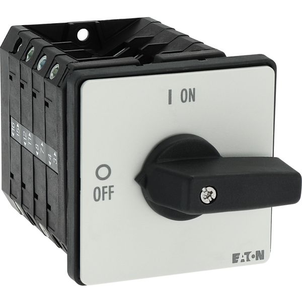 T5-4-15682/E On-Off switch, 6 pole + 1 N/O + 1 N/C, 100 A, 90 °, flush mounting image 38