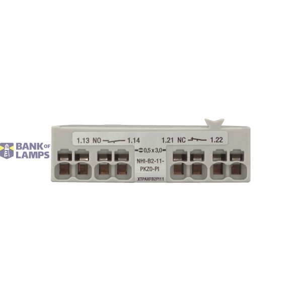 Standard auxiliary contact NHI-B, 1 N/O, 1 NC, Can be fitted to the fr image 3