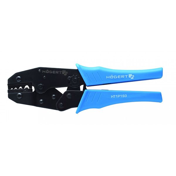 HOEGERT Non-insulated terminal crimping plier image 1