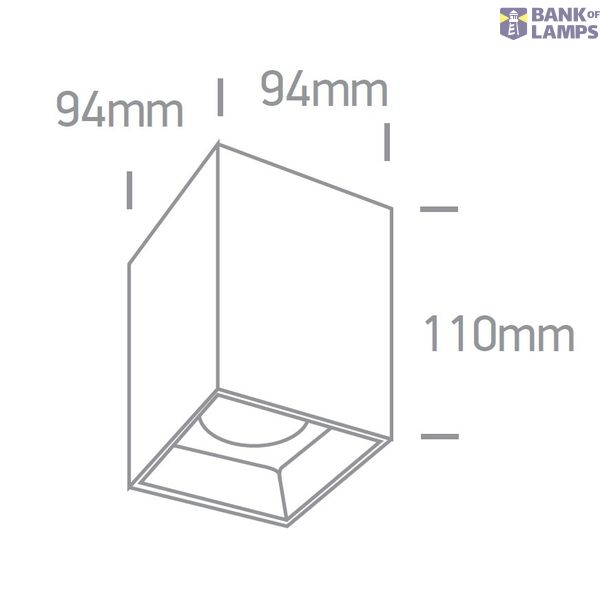 WHITE 20W WW IP20 45deg 230V DARK LIGHT image 2