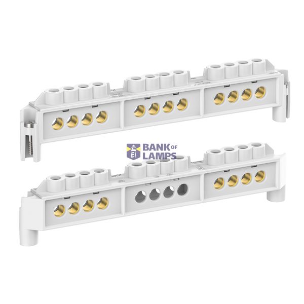 Terminal block, grey, Rated insulation voltage 690V AC, Rated insulation voltage 690V DC image 1