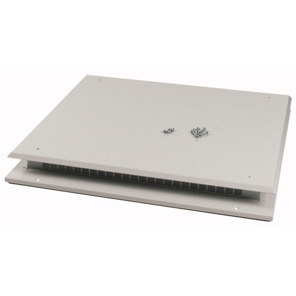 XTSZPTAV-W1000 Top plate for OpenFrame, ventilated, W=1000mm, IP31, grey image 1