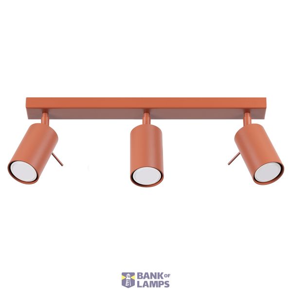 RING CEILING LAMP 3L RED OCHRE 3XGU10 image 2