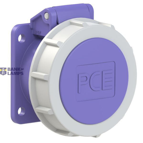 Socket TAB.16A 2P 24V IP67 54x60 image 1