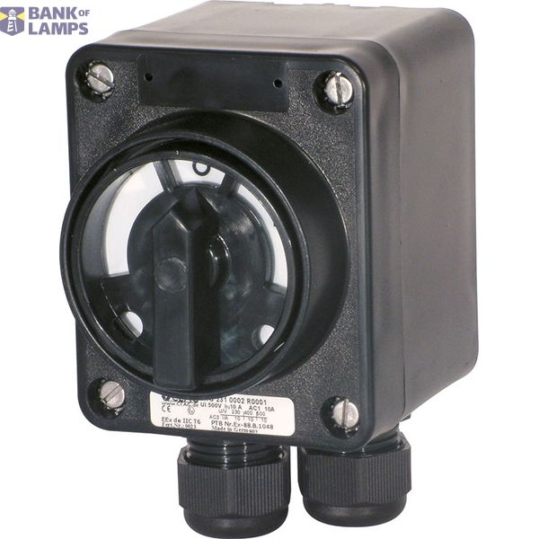 Ex-Safety switch Standard for zone 1/21, Variant: 10A-3P-1NO, Cable entry: 2x M20 image 3