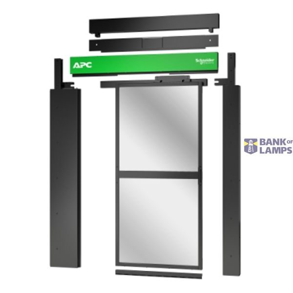 Single Sliding Door Black image 2