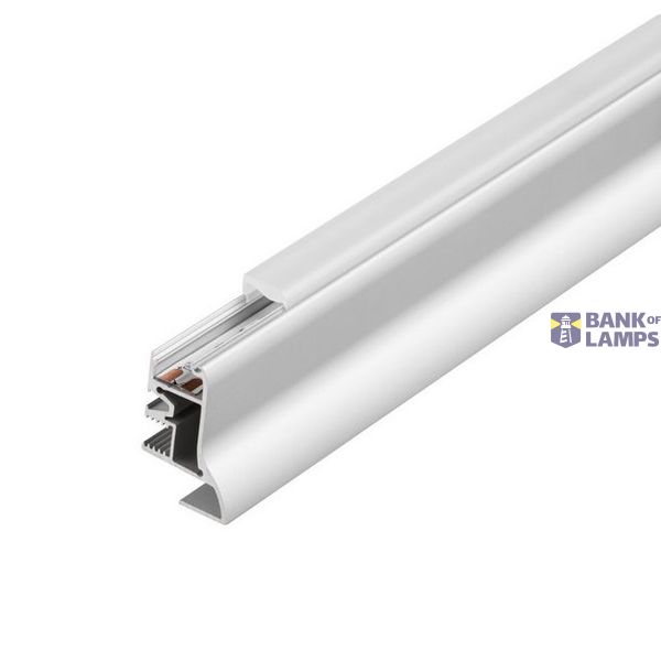 GLENOS Skirting Board 100, 1m, anodized aluminum image 1