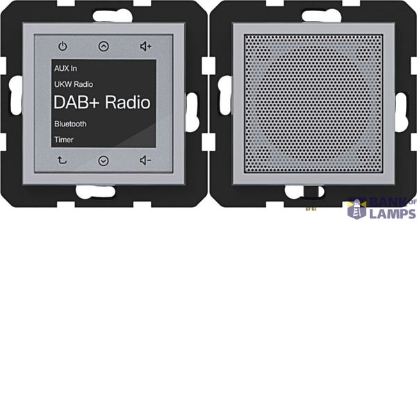 Touch radio DAB+, Bluetooth with speaker, A.x/C.x, titanium image 1