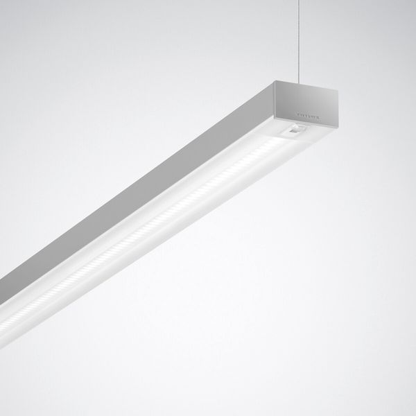 Suspended luminaires Solvan Flow H Diffuser Aluminium ETDD 50W 6400lm Lambertian (L) IK03 3 SDCM image 1