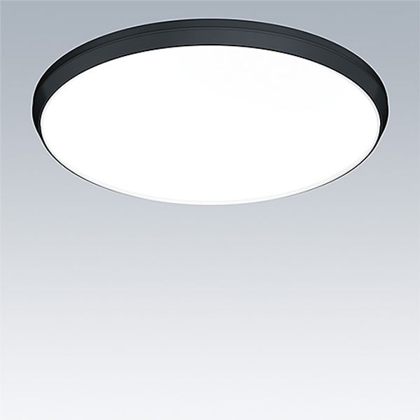 NOVS L 4000-840 DI HFI BK - Wall/Ceiling mounted LED luminaire image 1