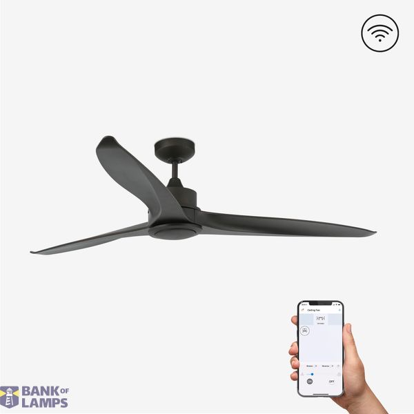 TONIC Ø152CM DC BROWN 3 BLADES LED 15W 3000K W/R image 2
