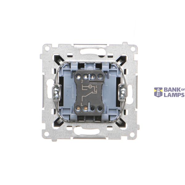 Quadruple push button, (module), 10AX, 10A, quick connection, black matt image 1