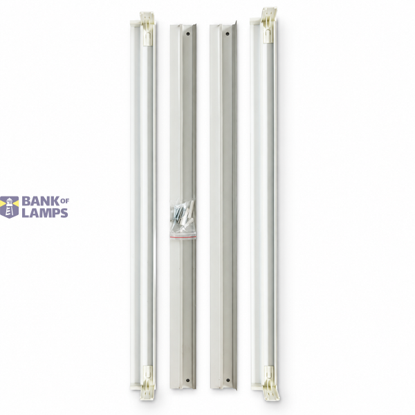 Mounted Frame Fit for 595*595 LED Panel screwless,  height 70mm White image 3