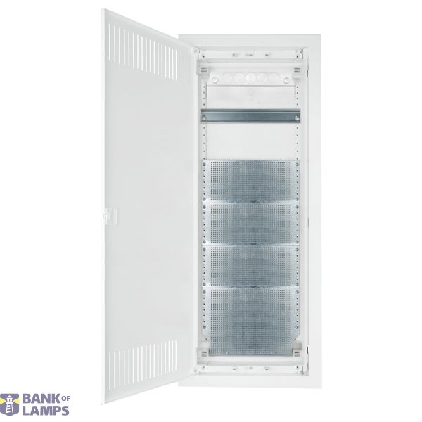Flush-mounted media enclosure 5-rows - partition wall image 2