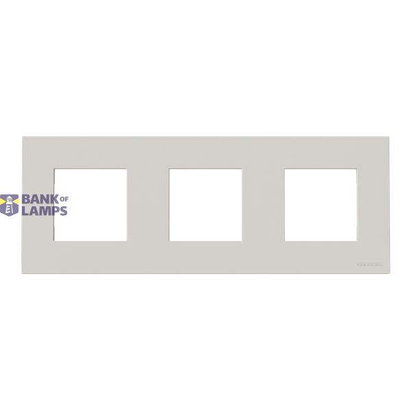 Frame 3-gang / 2+2+2-modules - Niessen logo - Basic - Dune image 1