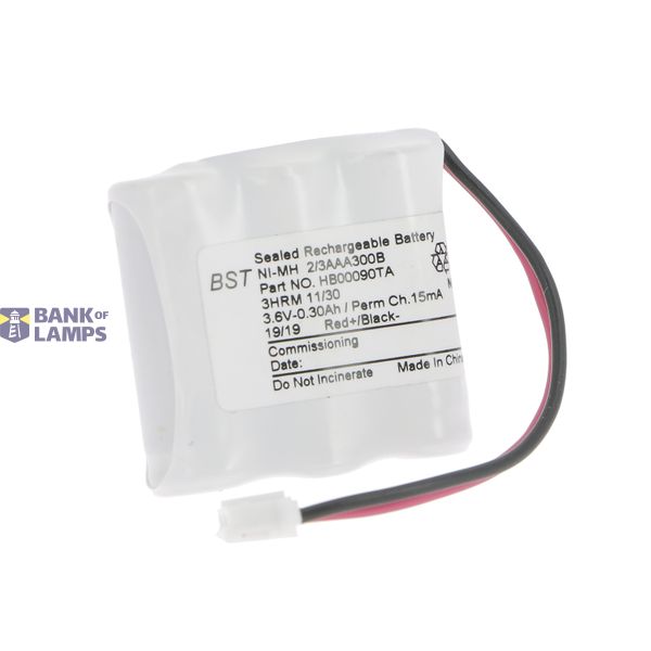 BATTERIE 3 ELEMENTS NI MH 2/3 AAA 3 X 1,2 V - 0,3 AH image 2