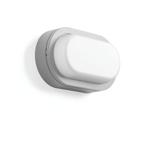 Alu-Lux oval, 12 W, 680 lm, 830, silver, Phase-cut Ceiling and wall lu image 2