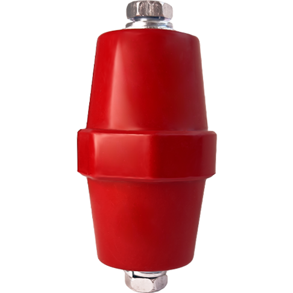 Busbar Insulator SM7610R red, h=76mm, M10 image 1