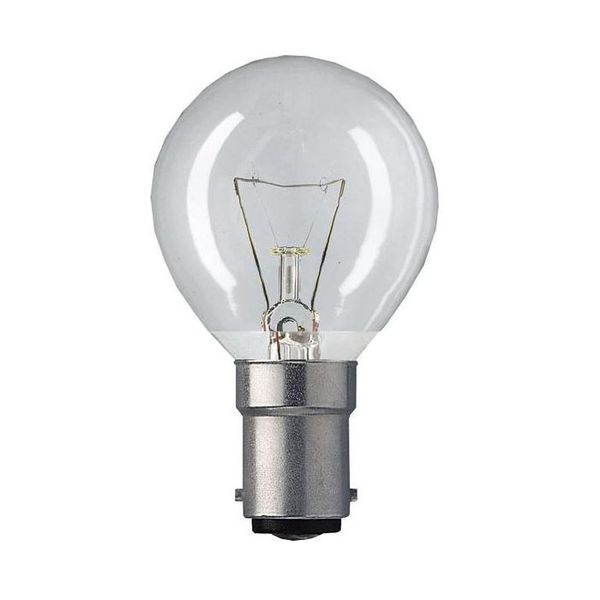 Incandescent Bulb 40W Clear Golf B15d image 1