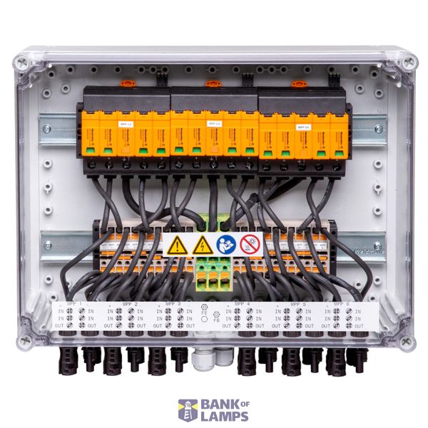 Combiner Box (Photovoltaik), PV Next, 1100 V, 6 MPP´s, 2 Inputs / 1 Ou image 2