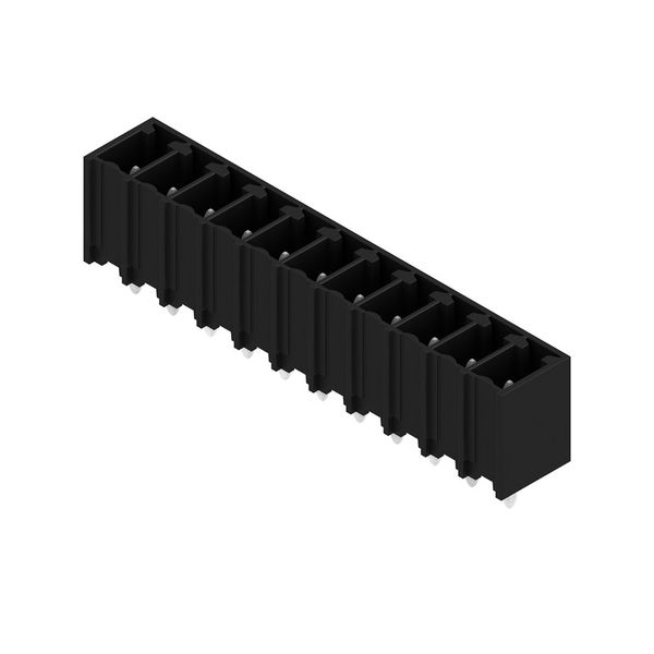 PCB plug-in connector, male header, closed side, THT/THR solder connection, 3.81 mm, Number of poles: 11, 180°, Solder pin length (l): 3.2 mm, tinned, black, Box image 2