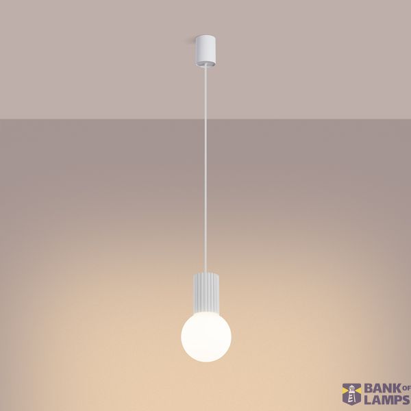 Pendant lamp HALO 1 white image 6